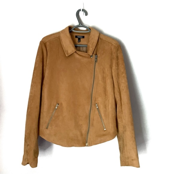 Torrid Faux Suede Moto Jacket Woman’s Size 2X - Picture 1 of 16